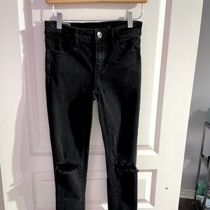 American eagle ripped jeggings